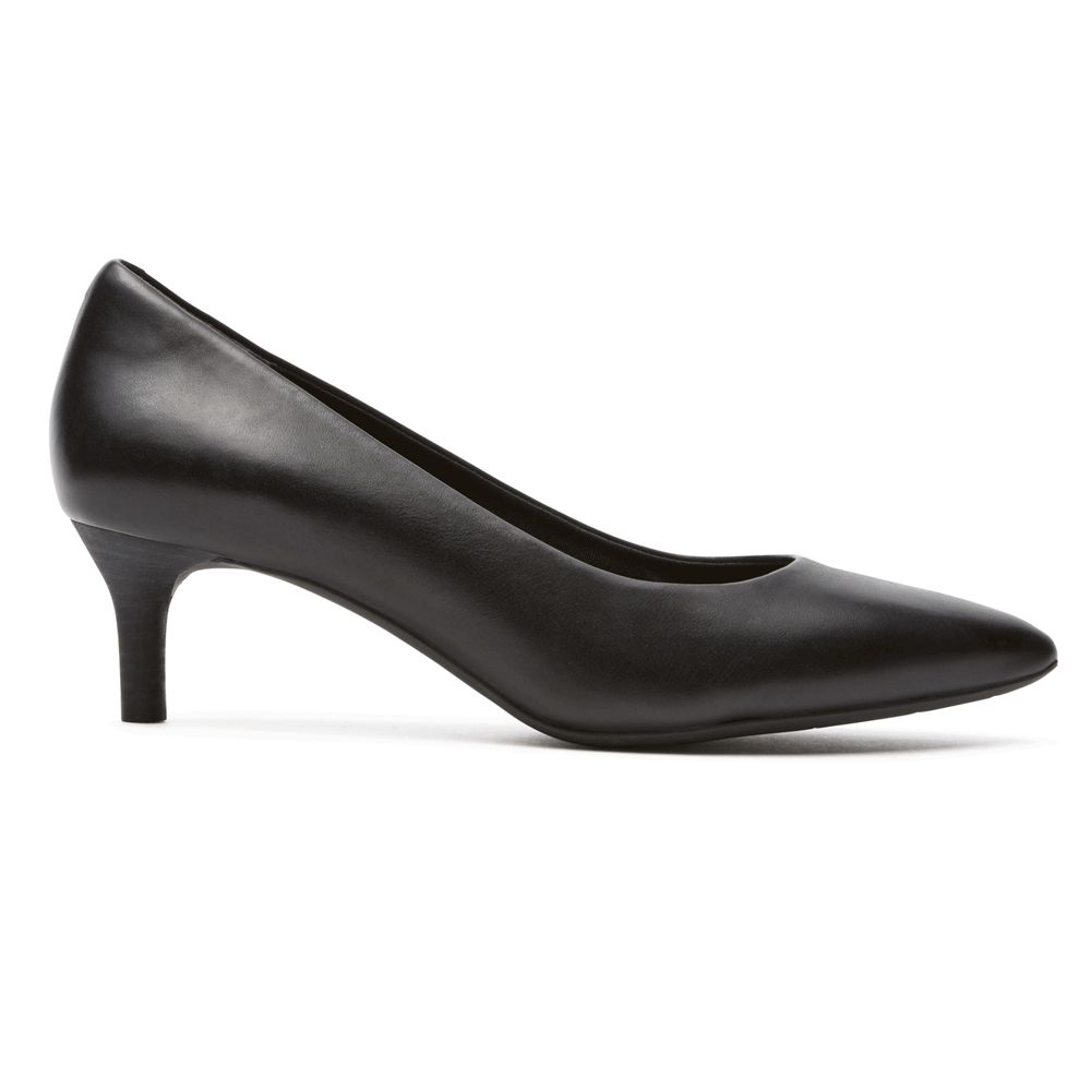 Rockport Women's Total Motion Kalila Pumps - Black - USA (1569KRUHG)